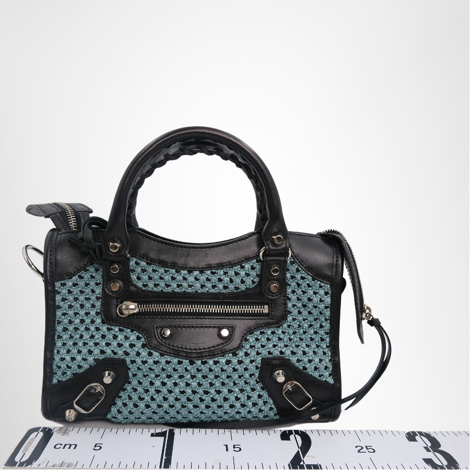 Balenciaga Preowned Luxury Bag Mini City Front View 3