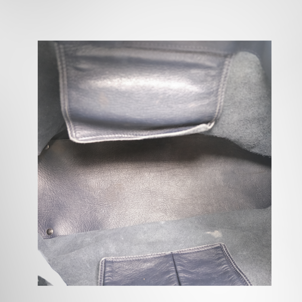 Balenciaga Preowned Luxury Bag Papier A4 Tote Bag Interior View