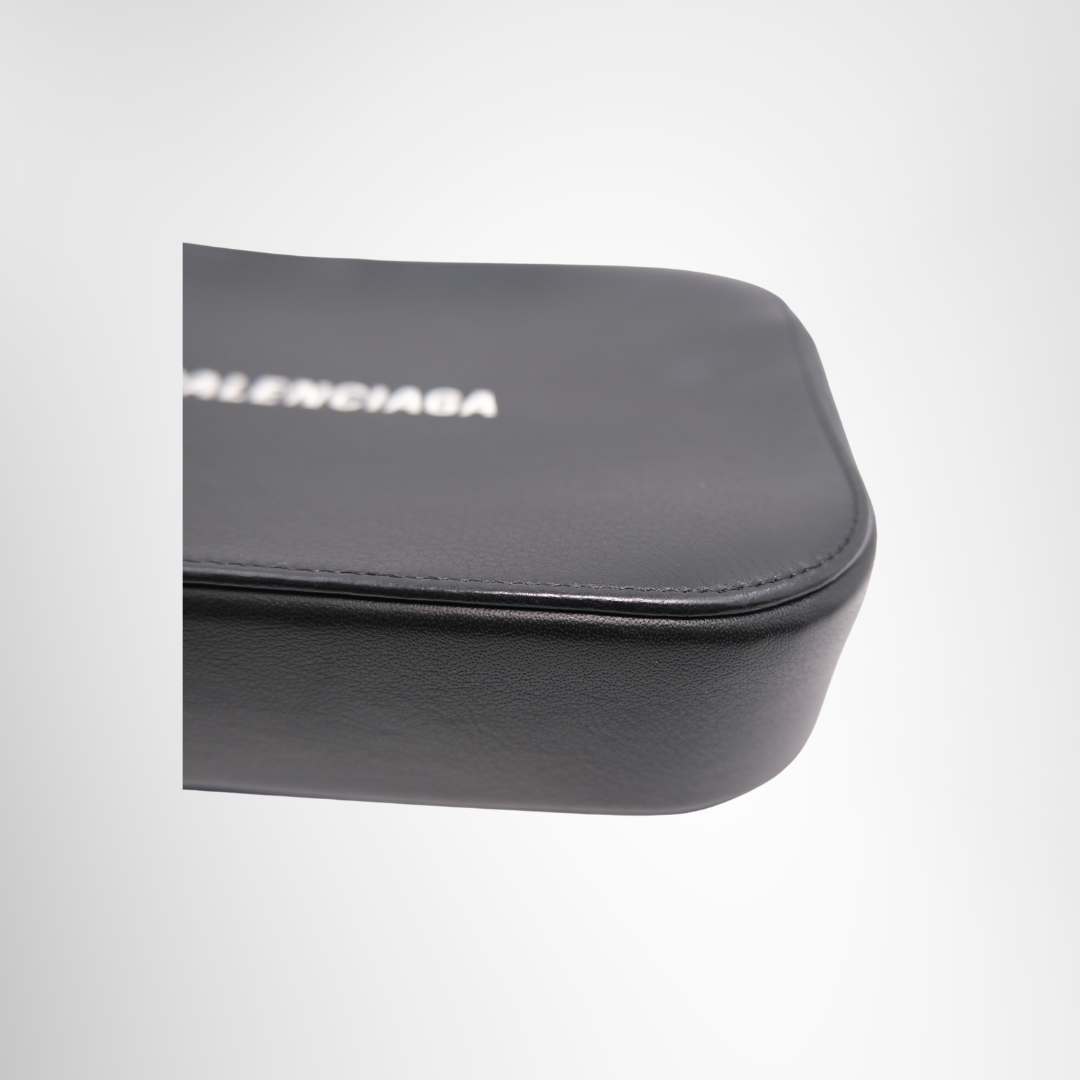 Balenciaga Preowned Luxury Black Everyday Camera Bag Side View 1