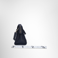 Balenciaga Preowned Luxury Leather Motocross City Giant Blue Handbag Bag Side View - Antonio & Co.