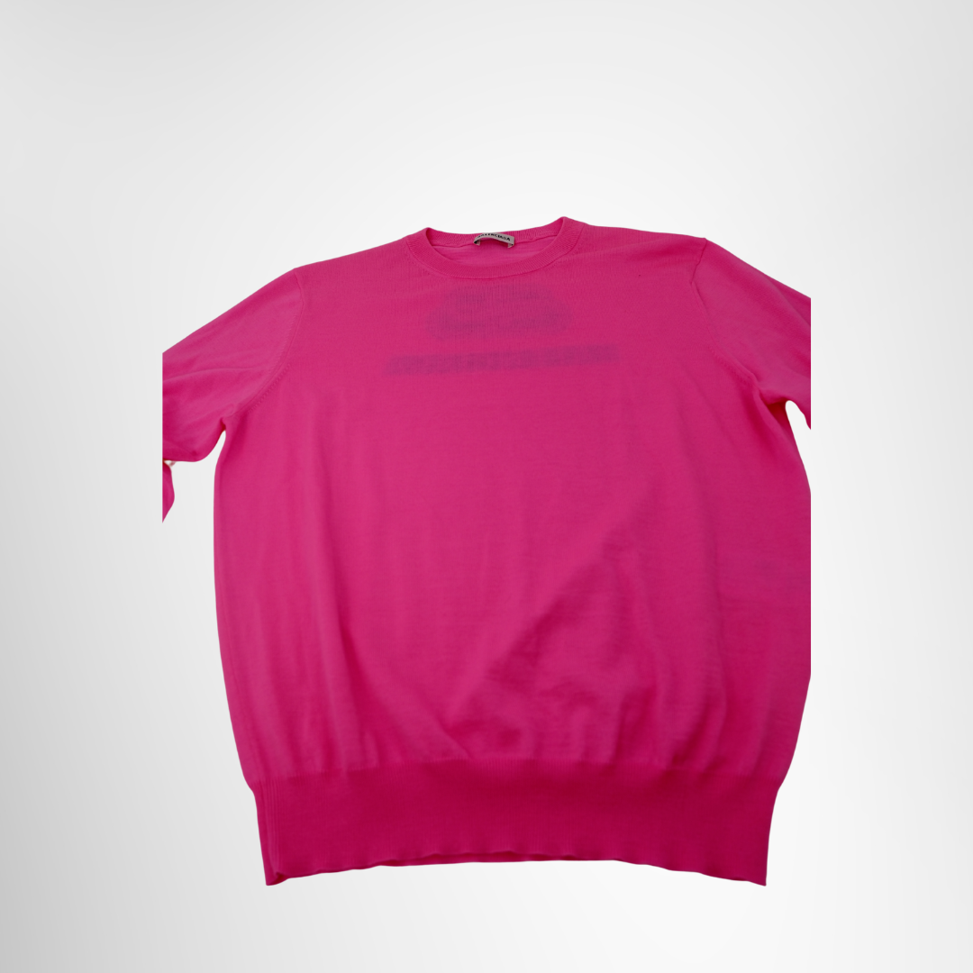 Balenciaga Preowned Luxury Pink Knit Apparel Front - Antonio & Co.