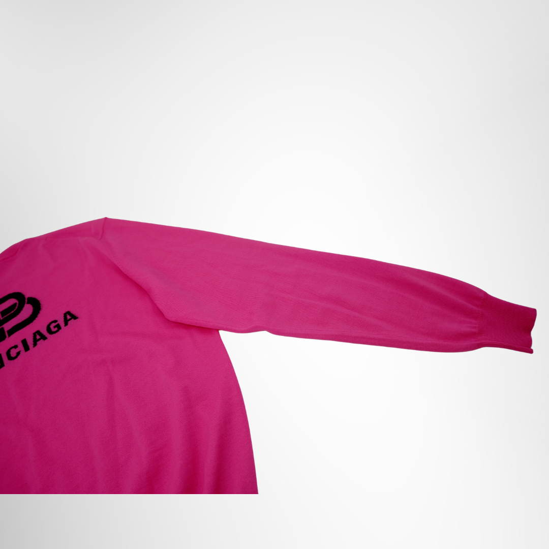 Balenciaga Preowned Luxury Pink Knit Apparel Sleeve - Antonio & Co.