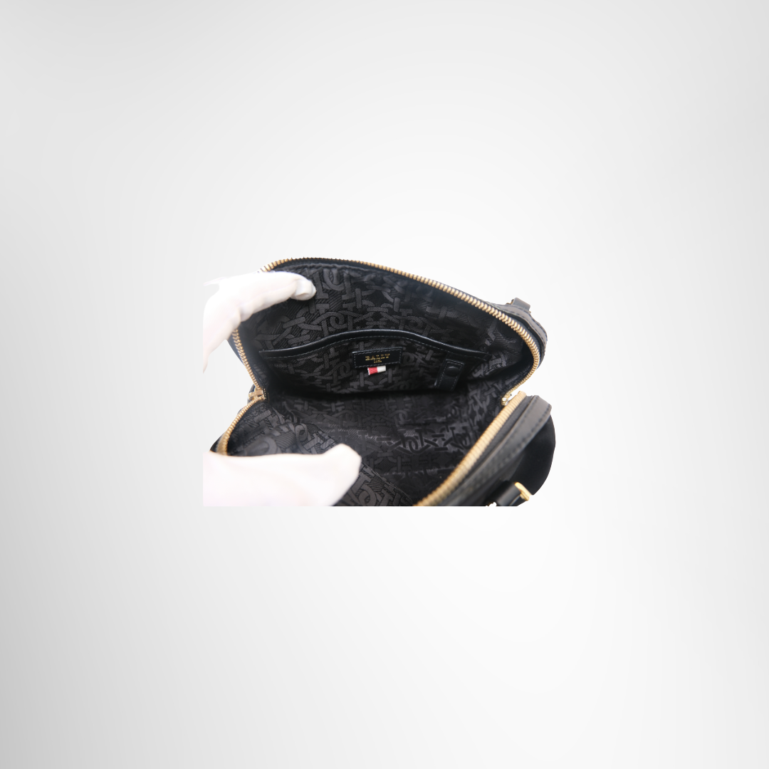 Bally Preowned Luxury Eillen Minibag Interior View