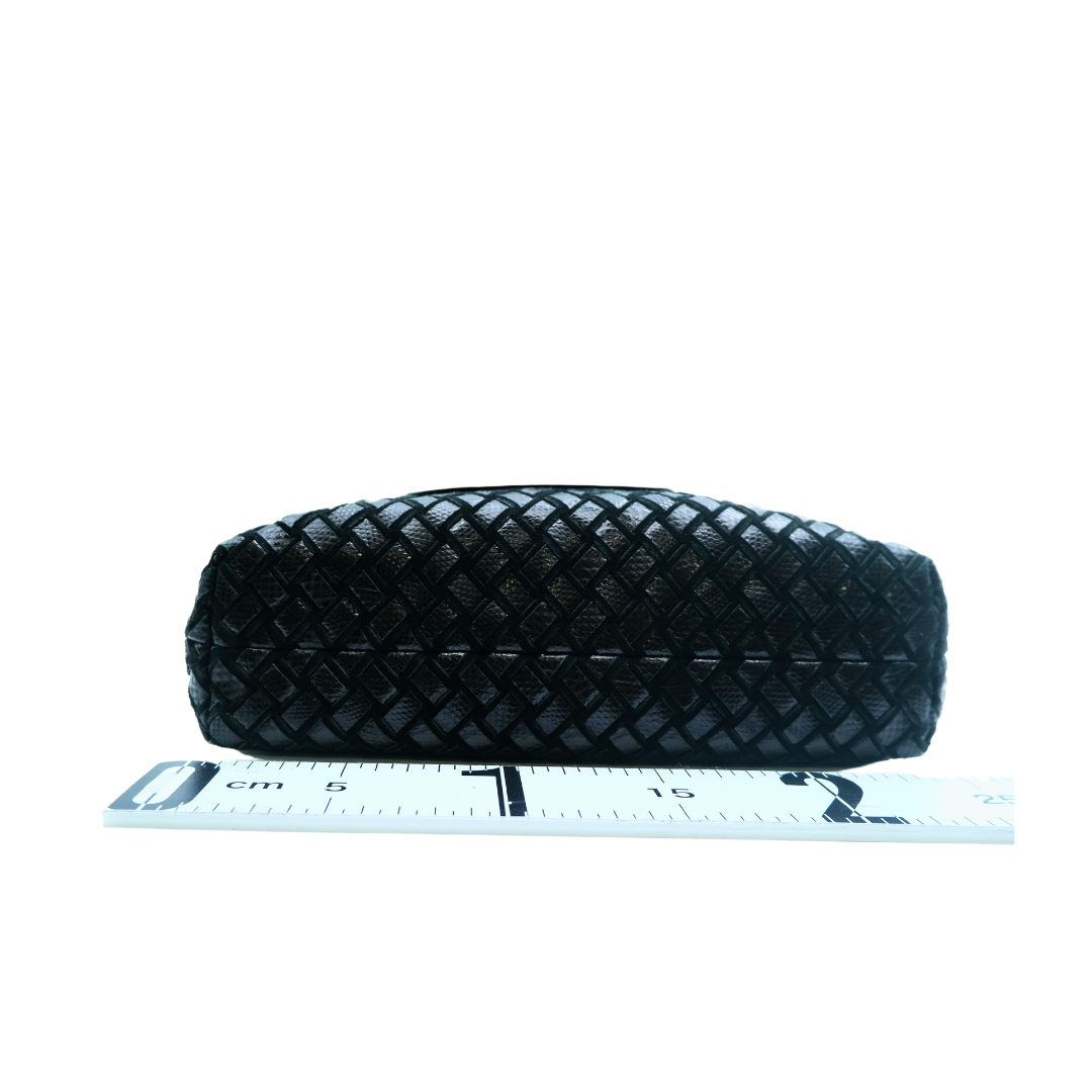Bally Preowned Luxury Quilted Leather Handbag Bottom View