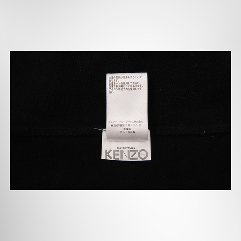 Kenzo Black Tiger Embroidered Sweatshirt