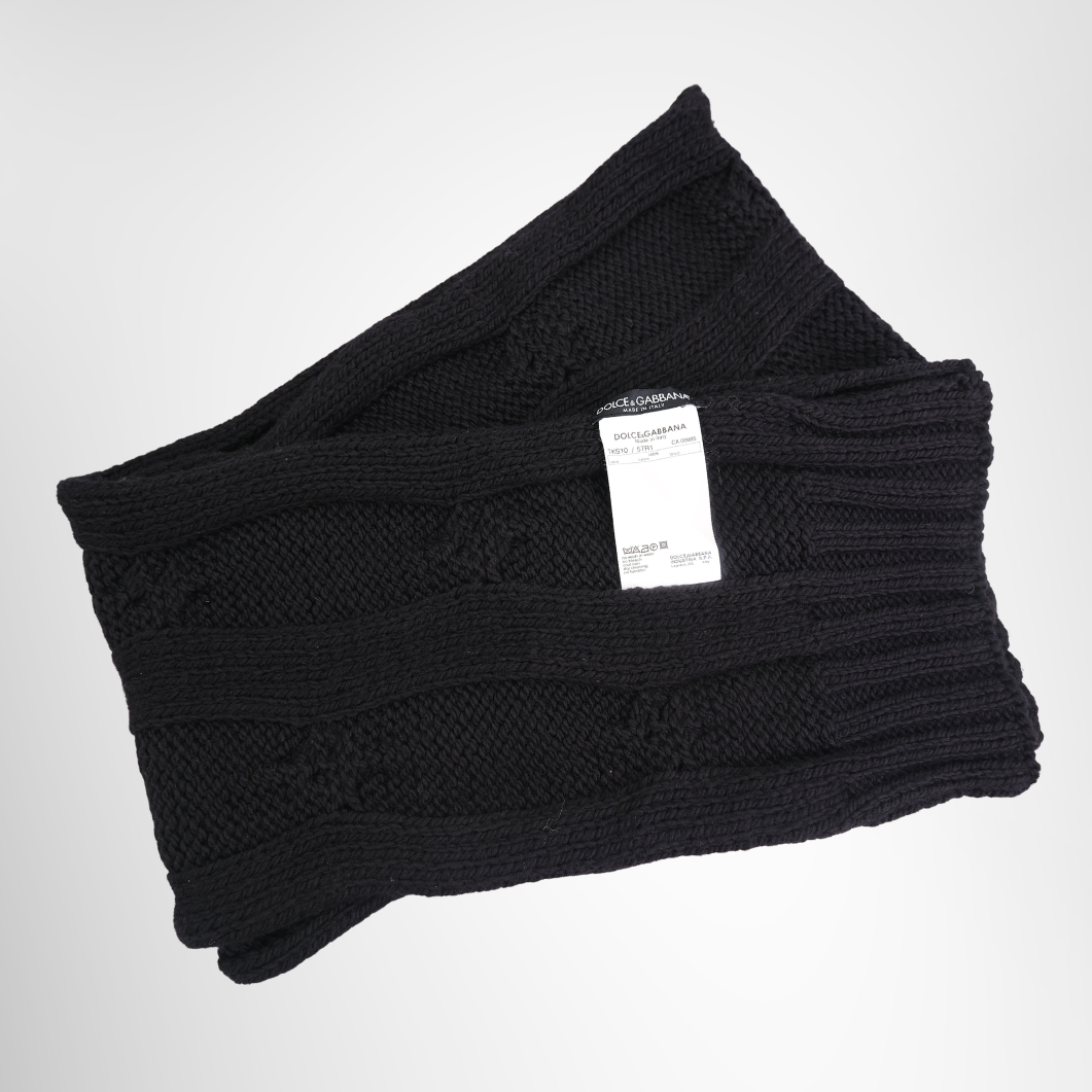 Black Wool Muffler