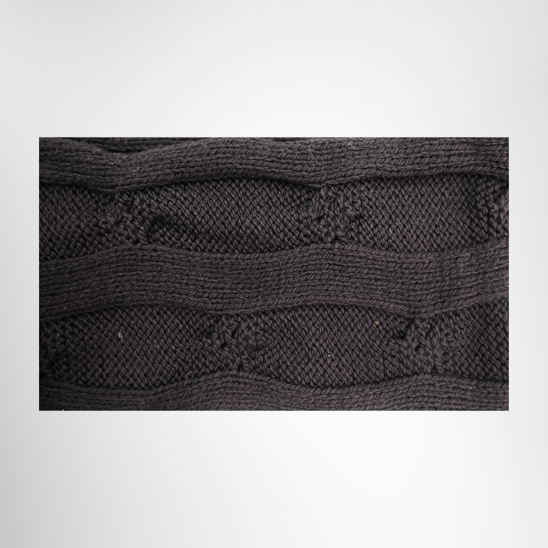 Black Wool Muffler