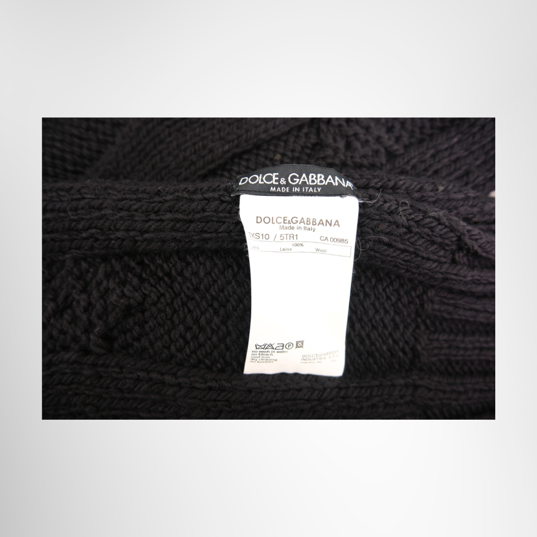 Black Wool Muffler