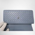 Bottega Veneta Intrecciato Nappa Continental Flap Wallet – Pre-Owned Luxury Brand Wallet – Antonio & Co Peeling