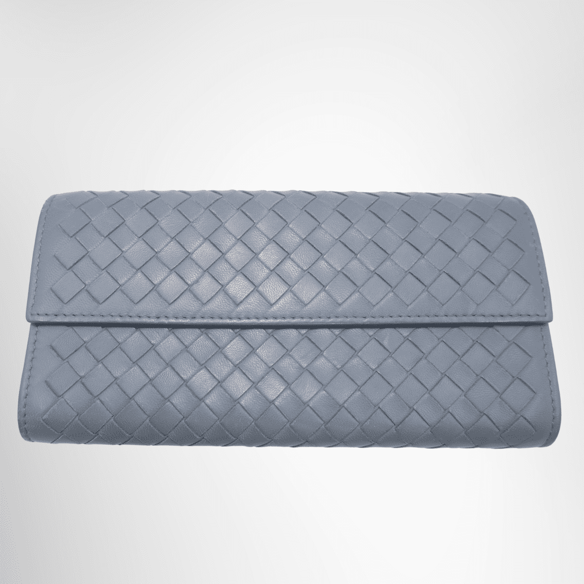 ottega Veneta Intrecciato Nappa Continental Flap Wallet – Pre-Owned Luxury Brand Wallet – Antonio & Co Front Page