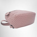 Bottega Veneta Intrecciato Weave Backpack – Pre-Owned Luxury Brand Bags – Antonio & Co Left Corner View 