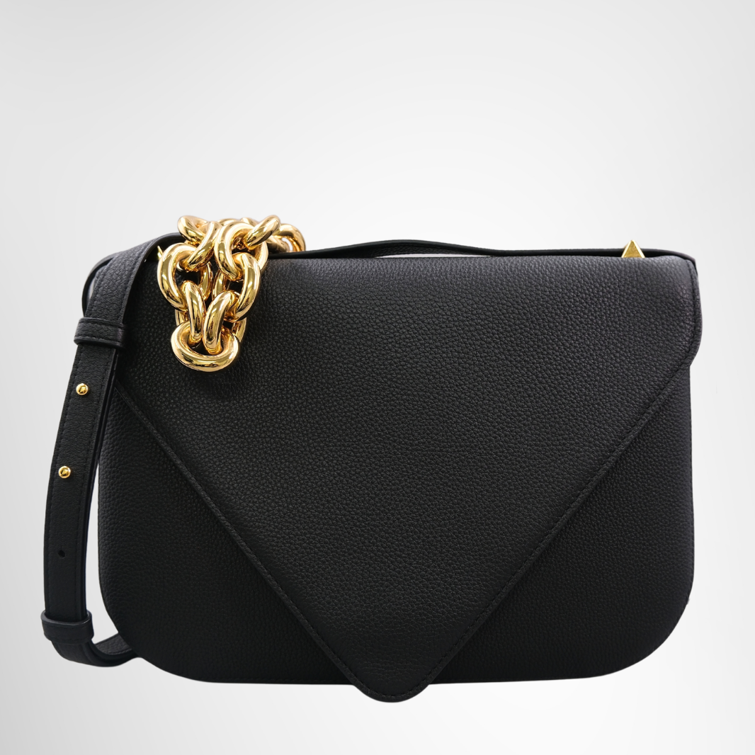 Bottega Veneta Mount Envelope Shoulder Bag – Black