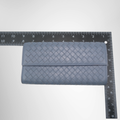 Bottega Veneta Intrecciato Nappa Continental Flap Wallet – Pre-Owned Luxury Brand Wallet – Antonio & Co Measurement View