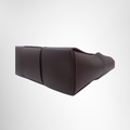 Bottega Veneta Preowned Luxury Arco Tote Bag in Deep Burgundy Bag Bottom Side View2 - Antonio & Co.