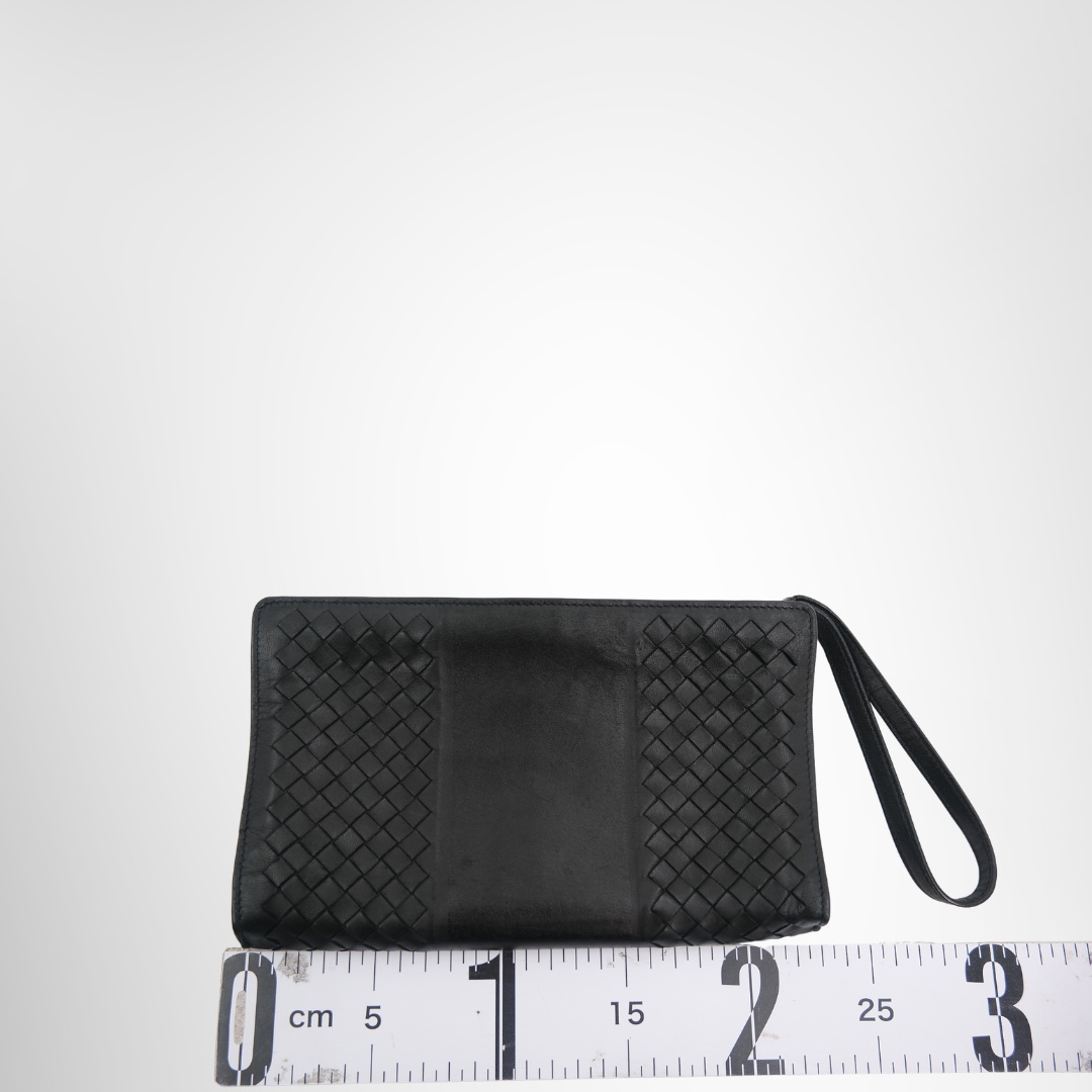 Bottega Veneta Preowned Luxury Bag Clutch Bag Back View
