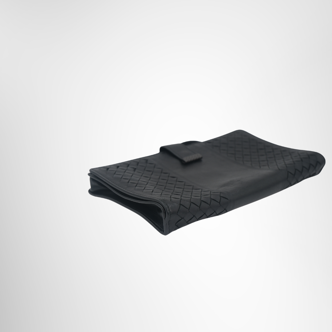 Bottega Veneta Preowned Luxury Bag Clutch Bag Bottom Side View 2