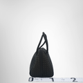 Bottega Veneta Preowned Luxury Bag Intercciato Bottega Satin Mini Purse Side View