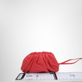 Bottega Veneta Preowned Luxury Bag Mini The Pouch Red Bag Back View