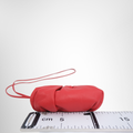 Bottega Veneta Preowned Luxury Bag Mini The Pouch Red Bag Bottom View