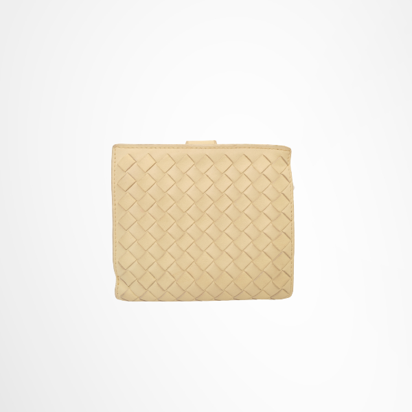 Bottega Veneta Preowned Luxury Intrecciato Flap Wallet Front Wallet