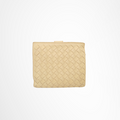 Bottega Veneta Preowned Luxury Intrecciato Flap Wallet Back View