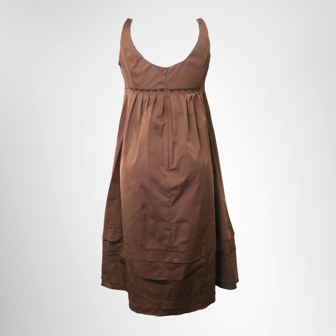 Brown Foxey New York Empire-line Sleeveless Dress