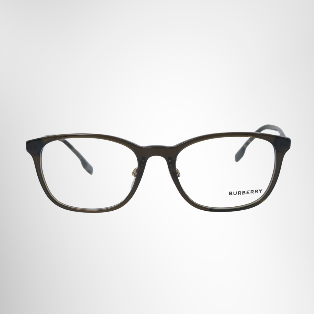 Burberry Green Square Prescription Glasses – Pre-Owned Luxury Brand Eyewear – Antonio & Co Front Page