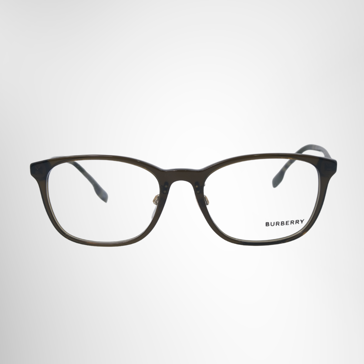 Burberry Green Square Prescription Glasses – Pre-Owned Luxury Brand Eyewear – Antonio & Co Front Page