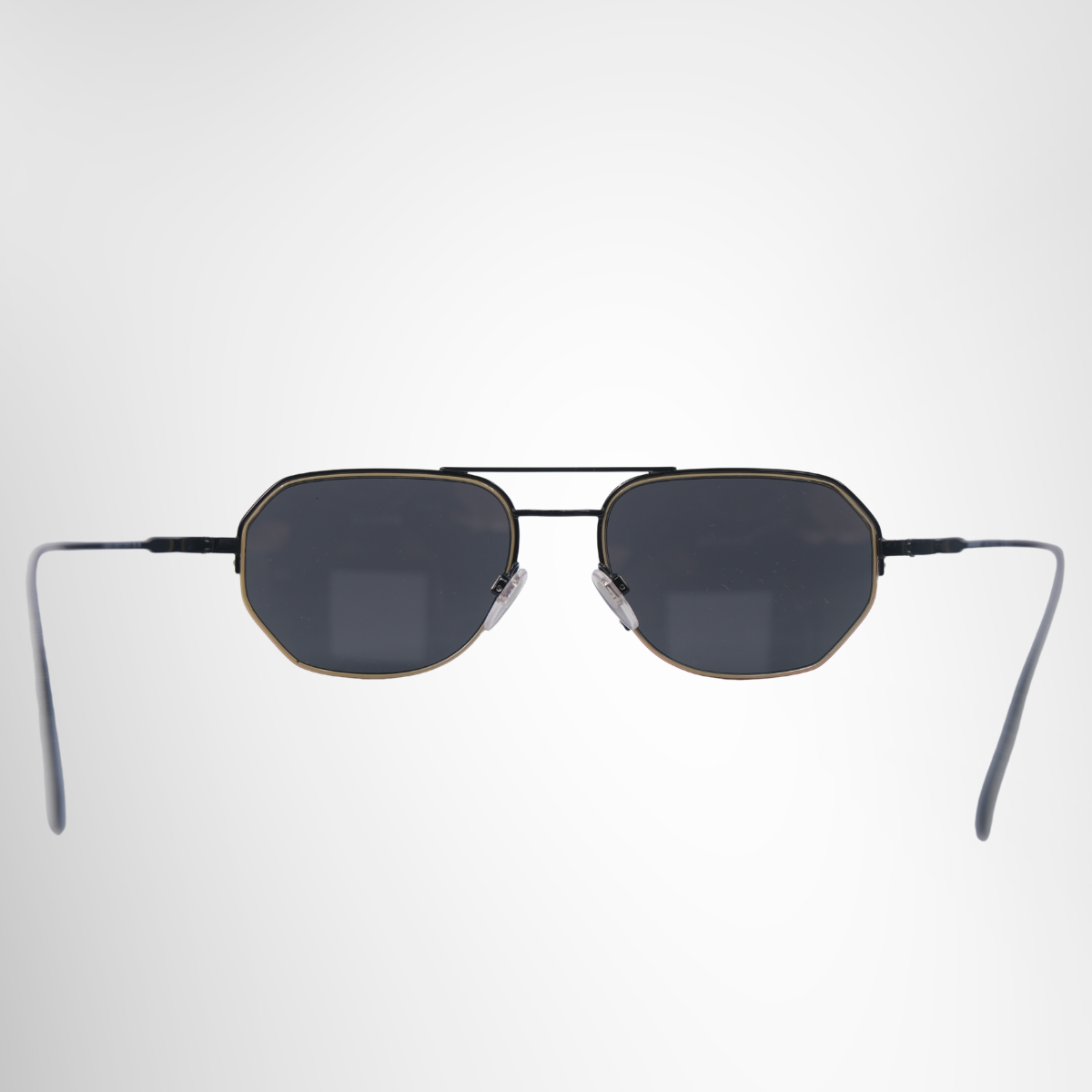 Burberry Henry Dark Grey Navigator Sunglasses – Pre-Owned Luxury Brand Eyewear – Antonio & Co Back View
