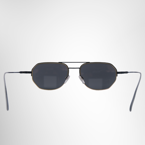 Burberry Henry Dark Grey Navigator Sunglasses – Pre-Owned Luxury Brand Eyewear – Antonio & Co Back View