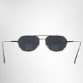 Burberry Henry Dark Grey Navigator Sunglasses – Pre-Owned Luxury Brand Eyewear – Antonio & Co Back View