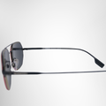 Burberry Henry Dark Grey Navigator Sunglasses – Pre-Owned Luxury Brand Eyewear – Antonio & Co Right Interior View