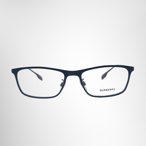 Burberry Matte Navy Blue Rectangular Eyeglasses