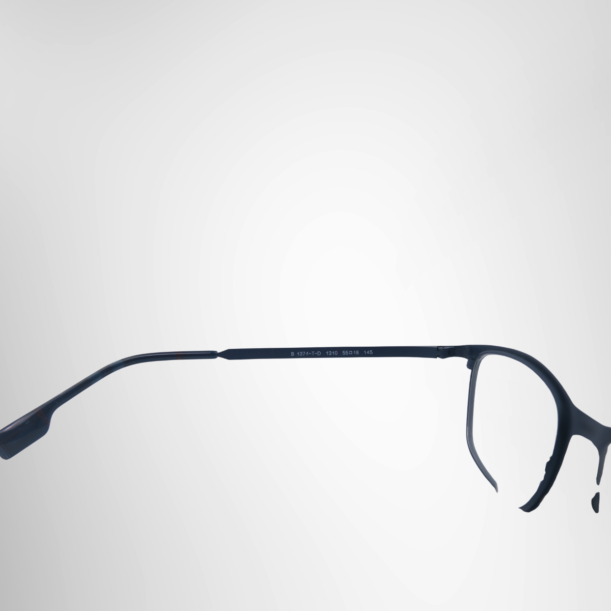 Matte Navy Blue Rectangular Prescription Glasses