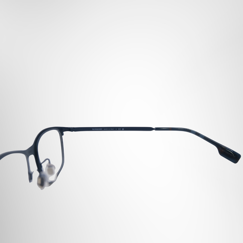Burberry Matte Navy Blue Rectangular Eyeglasses