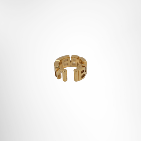 Burberry Logo Letter Ring – Pre-Owned Luxury Brand Accessories – Antonio & Co – Interior VIew 