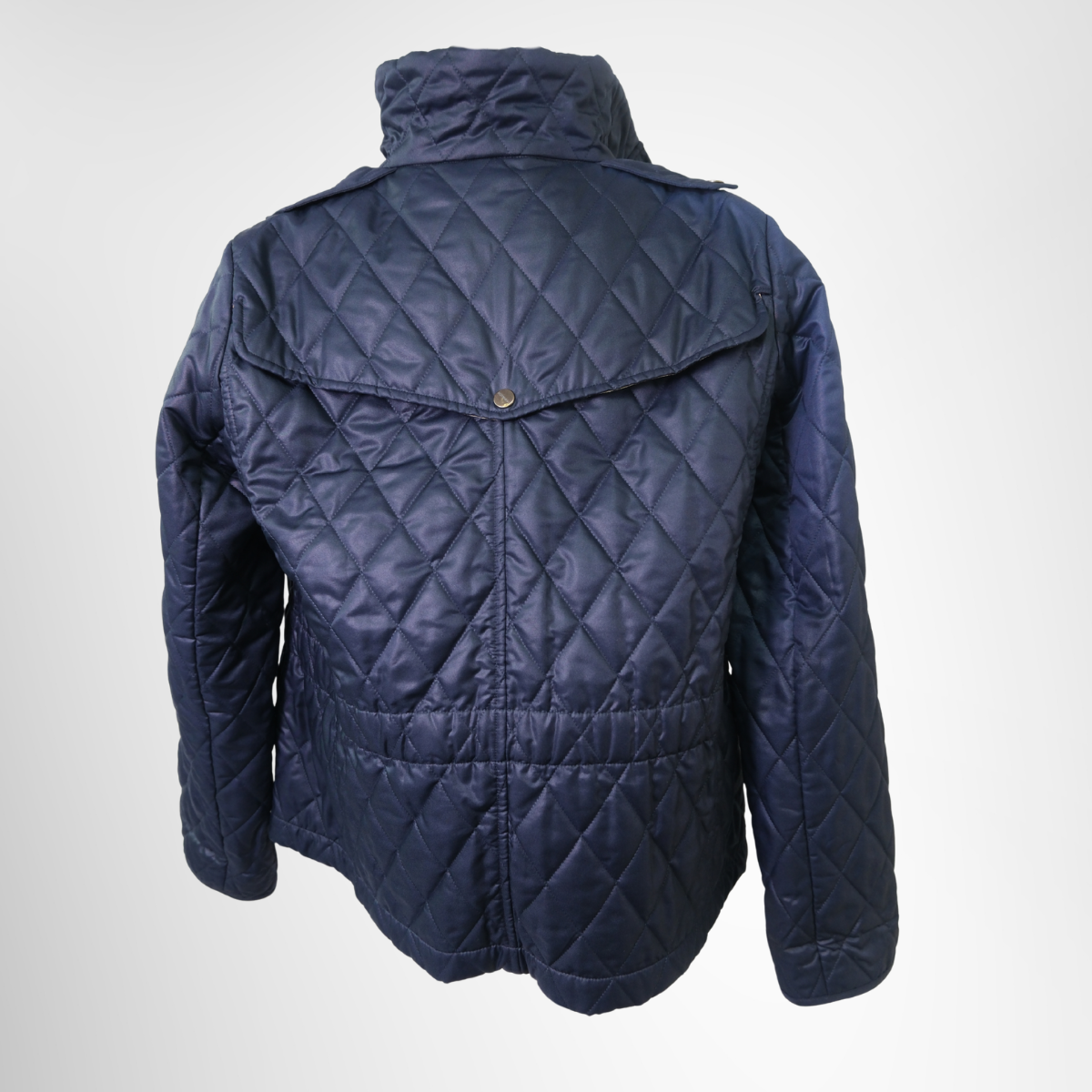 Quilted Jacket in Navy Blue