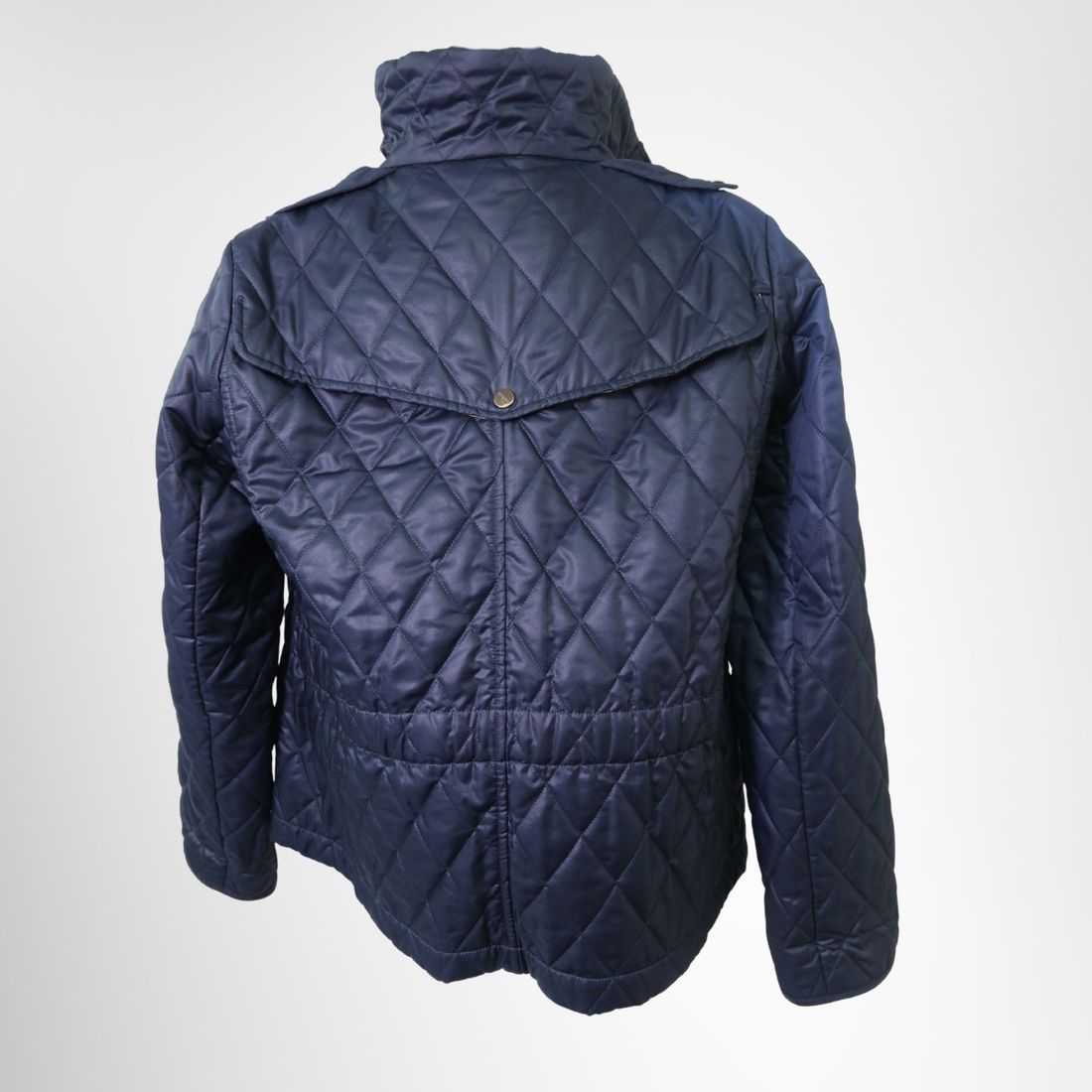 Quilted Jacket in Navy Blue