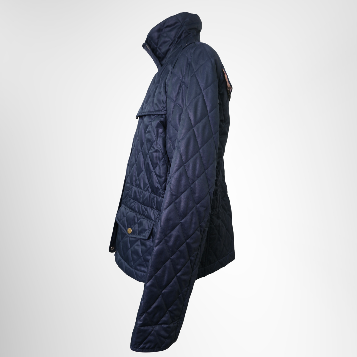 Quilted Jacket in Navy Blue