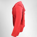 Burberry Red Jacket – Pre-Owned Luxury Brand Apparel – Antonio & Co Side View 2