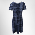 Burberry Short Sleeve Dress In Blue – Pre-Owned Luxury Brand Apparel – Antonio & Co Front Page