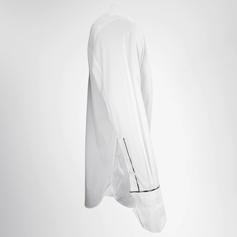  Burberry White Longsleeve – Pre-Owned Luxury Brand Apparel – Antonio & Co Side View 2