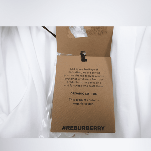  Burberry White Longsleeve – Pre-Owned Luxury Brand Apparel – Antonio & Co Tag 2