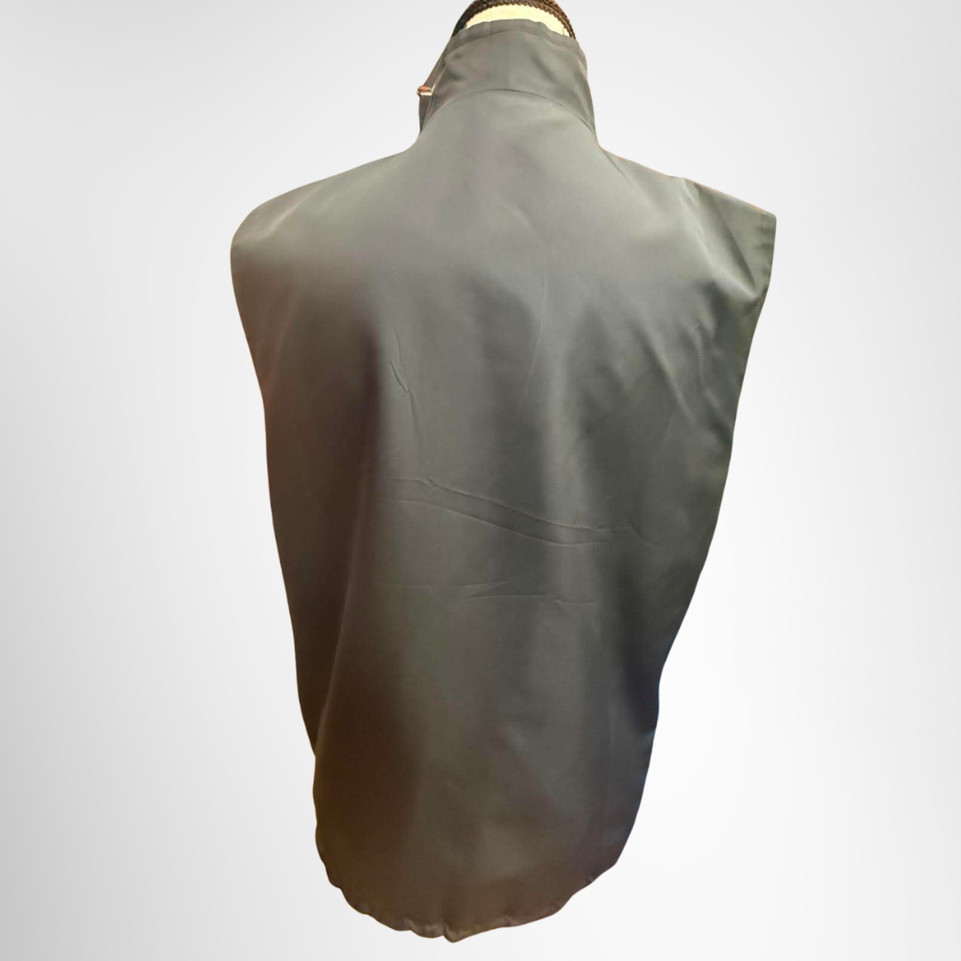 Burberry Preowned Luxury Black Vest Back View