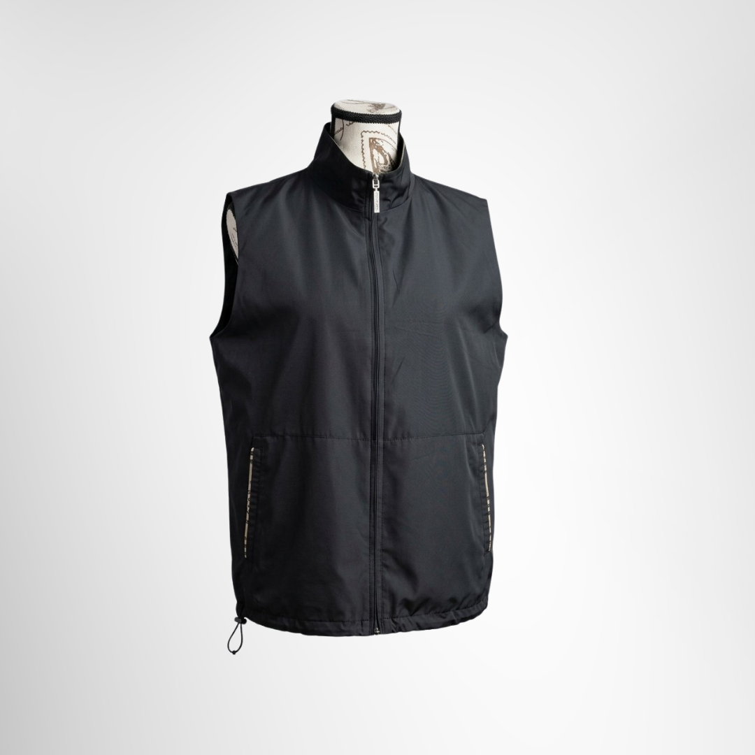 Burberry Preowned Luxury Black Vest Front Page