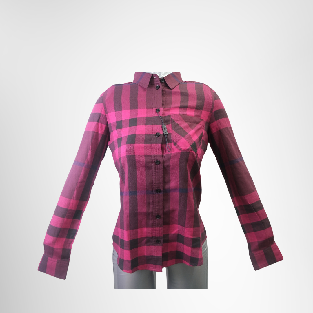 Burberry Preowned Luxury Checkered Long Sleeve Size XXS Apparel Front Page - Antonio & Co.