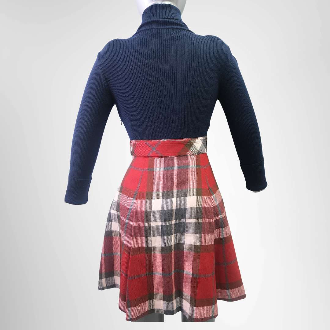 Burberry Preowned Luxury Dress Long Sleeve Apparel Back View - Antonio & Co.