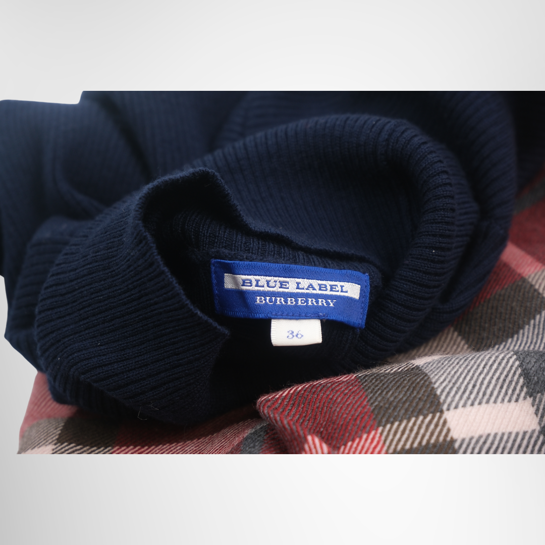 Burberry Preowned Luxury Dress Long Sleeve Apparel Inside View Tag1 - Antonio & Co.
