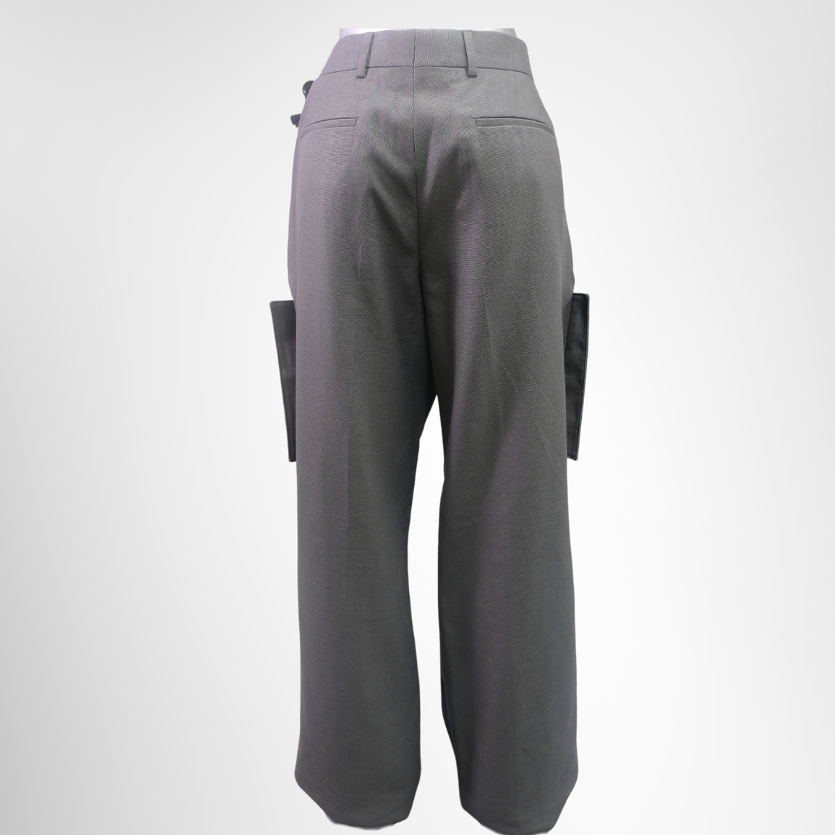 Burberry Preowned Luxury Gray Pants Size 50 Apparel Back View - Antonio & Co.