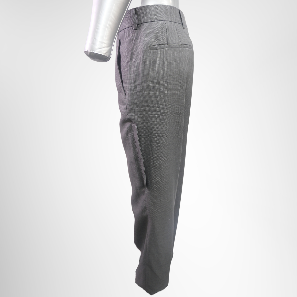 Burberry Preowned Luxury Gray Pants Size 50 Apparel Side View2 - Antonio & Co.